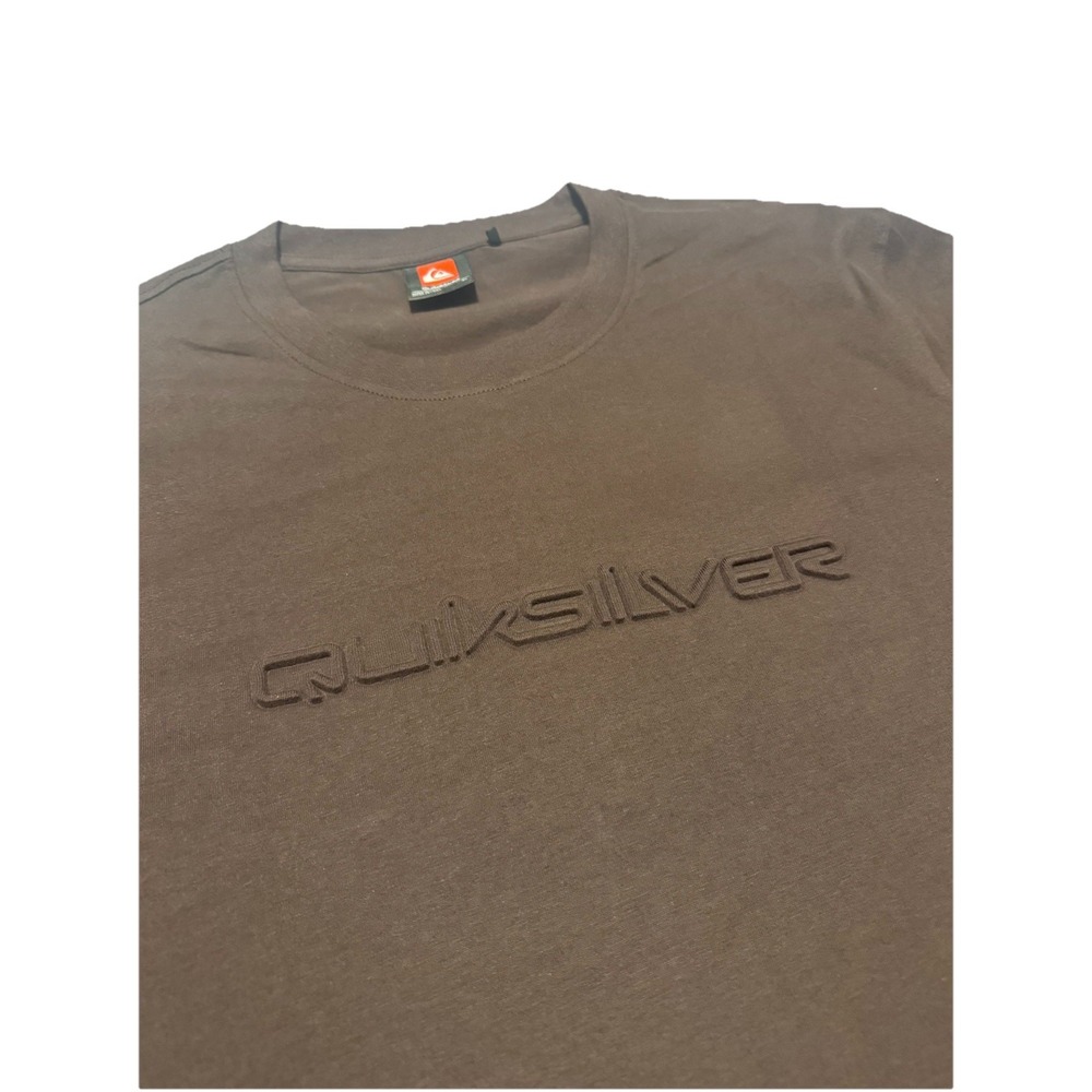 Quicksilver Embossed Logo Brown Size XL Puff Print